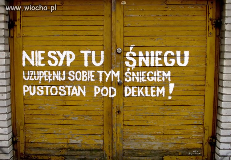 Ogłoszenie dla odśnieżaczy