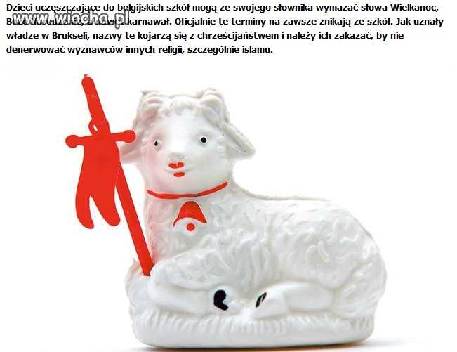 Bruksela zakazała świąt Wielkanocy 