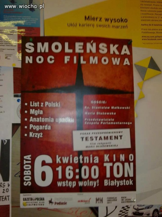 Smoleńska noc filmowa 