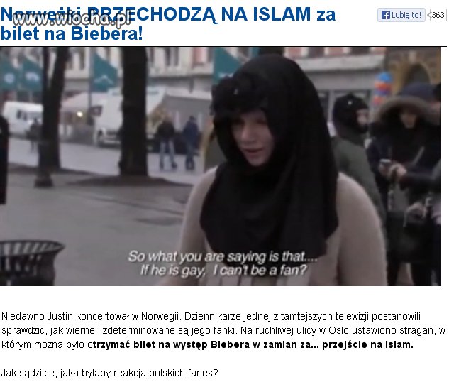 Młode Norweżki przechodzą na islam za bilety na ...