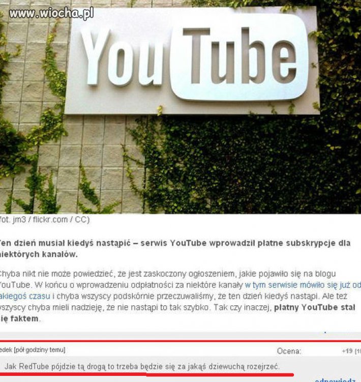 Płatny youtube...
