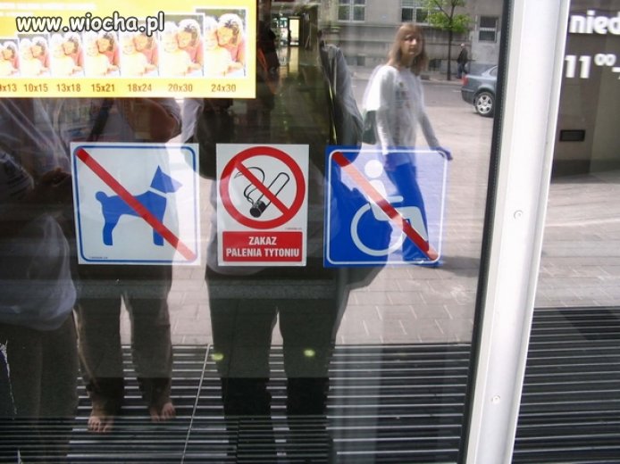 Zakaz wstępu dla inwalidów 