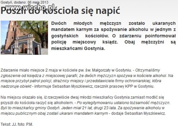 Na browar do kościółka