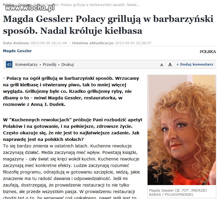 Się odezwała specjalistka