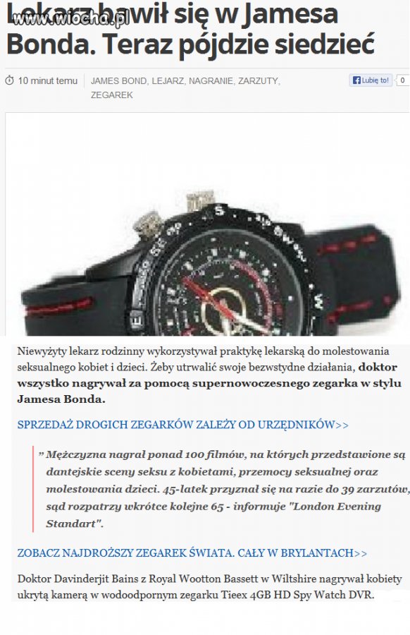 Lekarz molestował dzieci i kobiety...