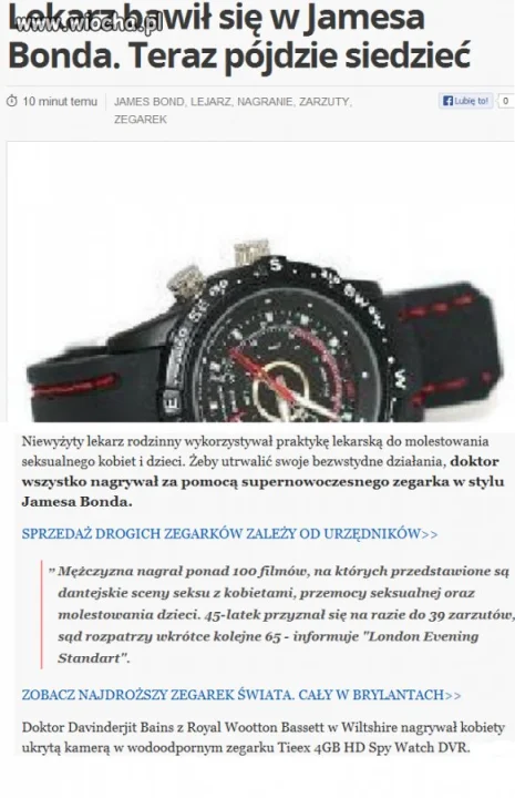 Lekarz molestował dzieci i kobiety...