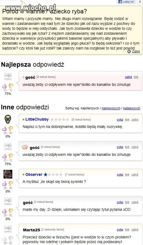 Dziecko ryba???