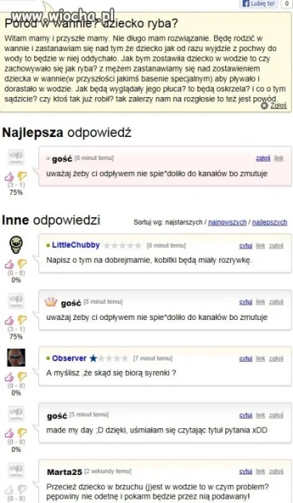 Dziecko ryba???