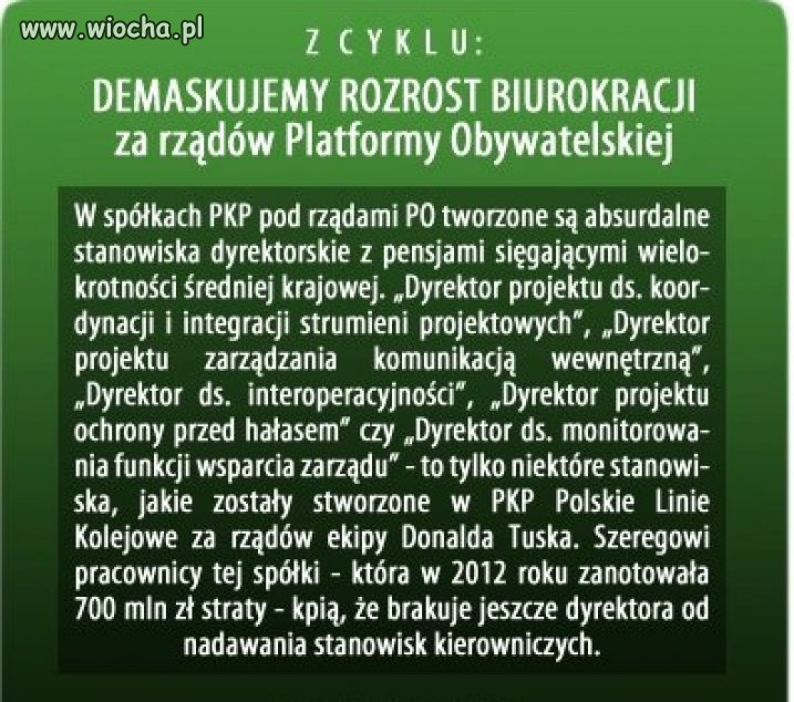 PKP-przechwalania kolesi platformy