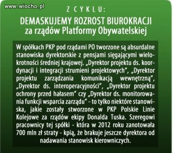 PKP-przechwalania kolesi platformy