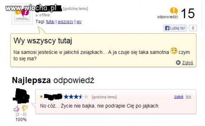 Życie to nie bajka...
