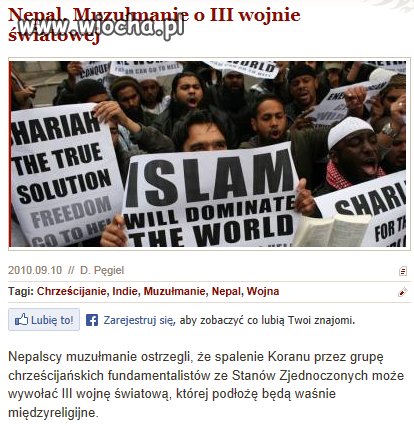 Kiedy Nergal podarł Biblię - nic się nie stało