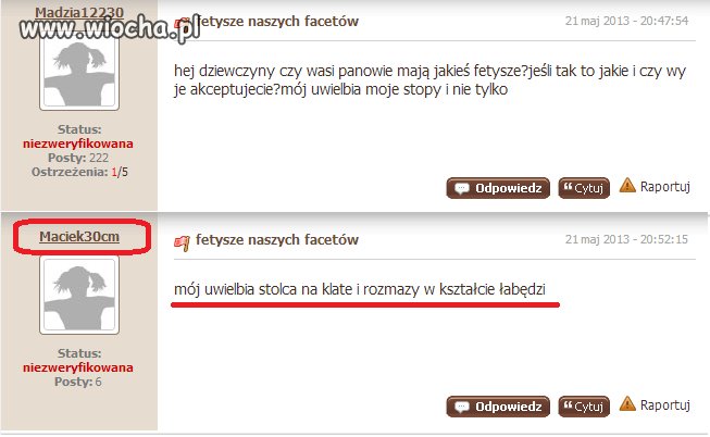 Każdy ma jakiś fetysz..