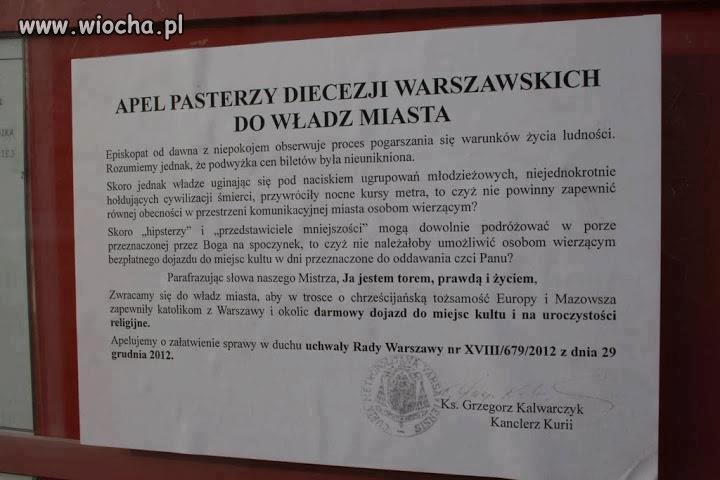 "W trosce o chrześcijańską tożsamość (...)"