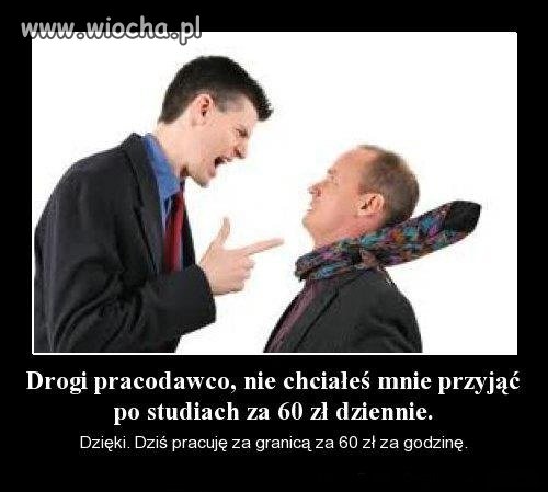 Drogi panie pracodawco