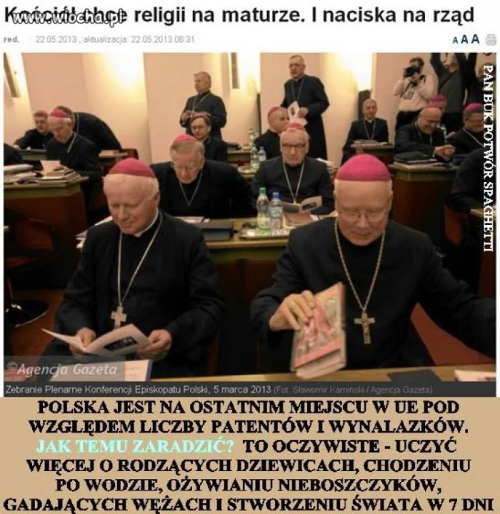 Kościół chce religii na maturze.