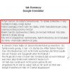 Piękne tłumaczenie przez Google Translator