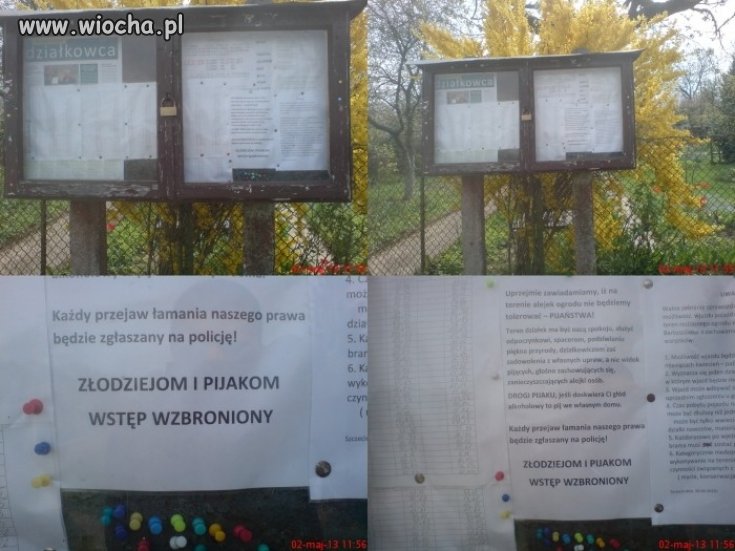 Złodzieje i pijacy miejcie się na baczności