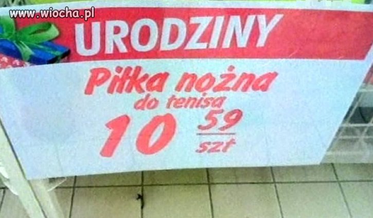 Z okazji urodzin sklepu...