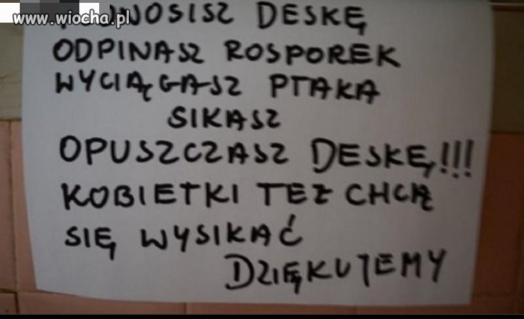 Informacja dla Sikaczy...