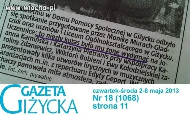 Było mu żonę wydymać