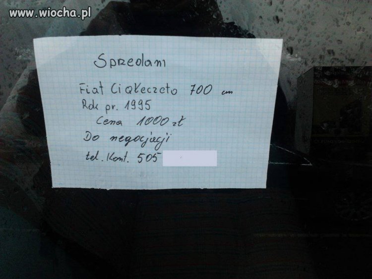 Fiat Ciqłeczeto 