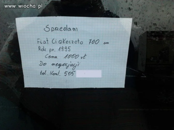 Fiat Ciqłeczeto 