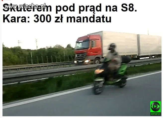 Niestety coraz częściej na naszych drogach...