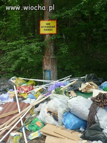 Nie wyrzucać śmieci