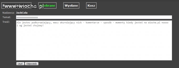 Idiotyzm niektórych mnie przeraża.
