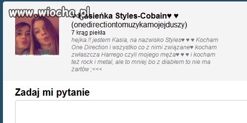 Napalona Directioners słuchająca Metalu! 