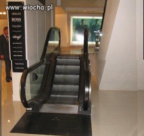 Ruchome schody...