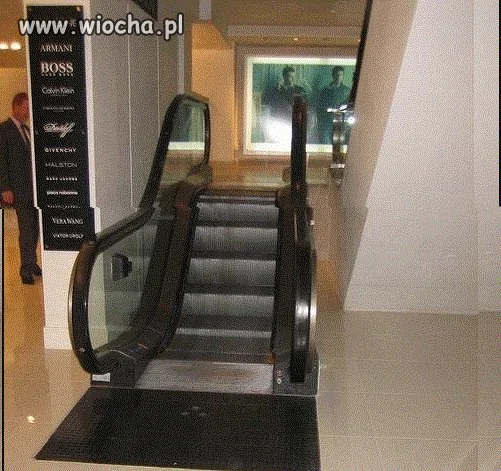 Ruchome schody...