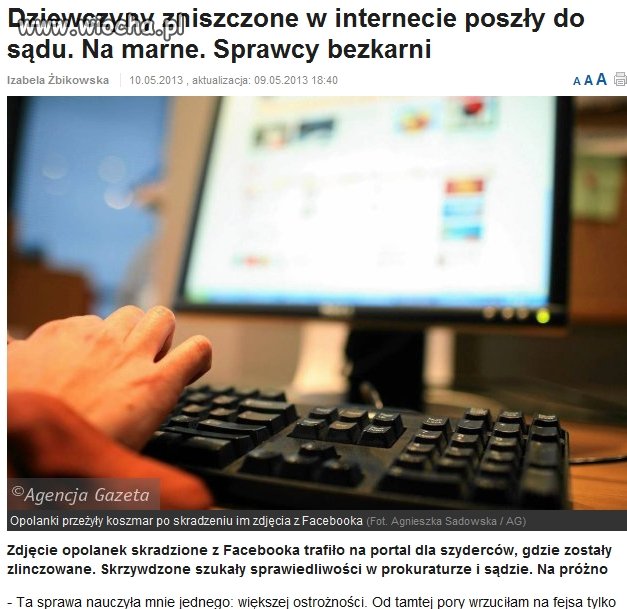 Bezmyślnie wszystko pakują na FB