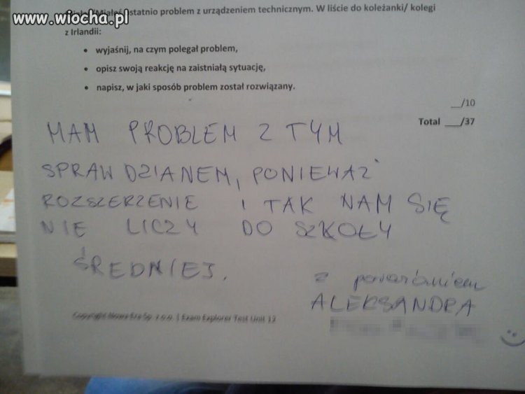 Szczera odpowiedź 