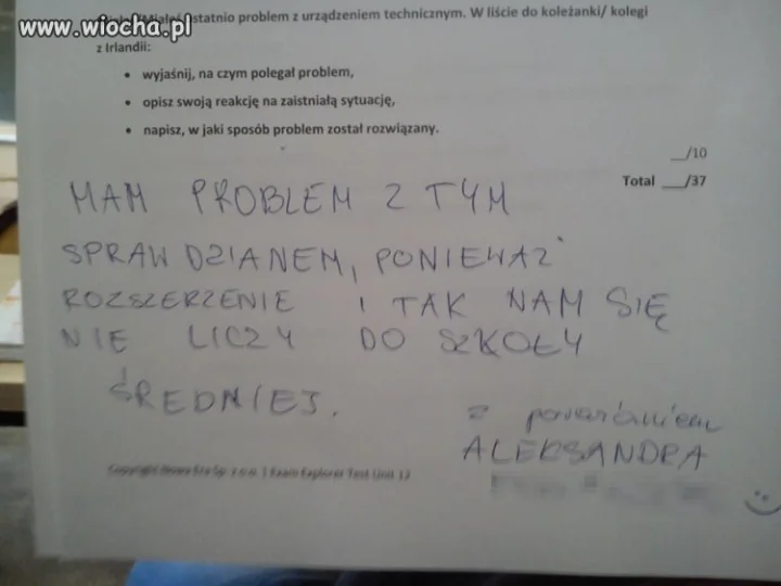 Szczera odpowiedź 
