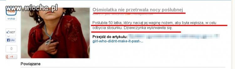 50 latek poślubił 8 letnią dziewczynkę!!! 