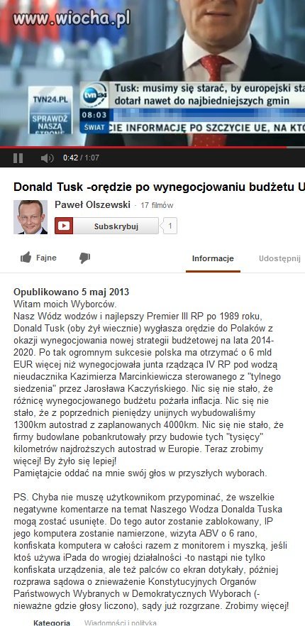 Donald T - Nie mam pytań.