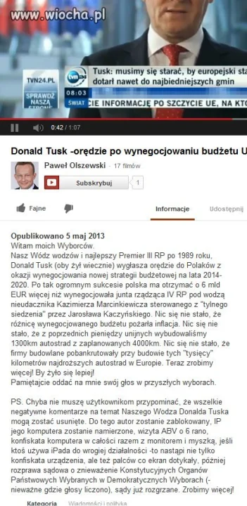 Donald T - Nie mam pytań.