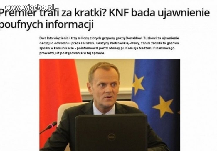 Tusk trafi za kratki?
