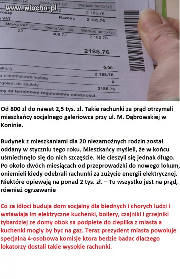 Konin - idiotyczny projekt budynkow socjalnych