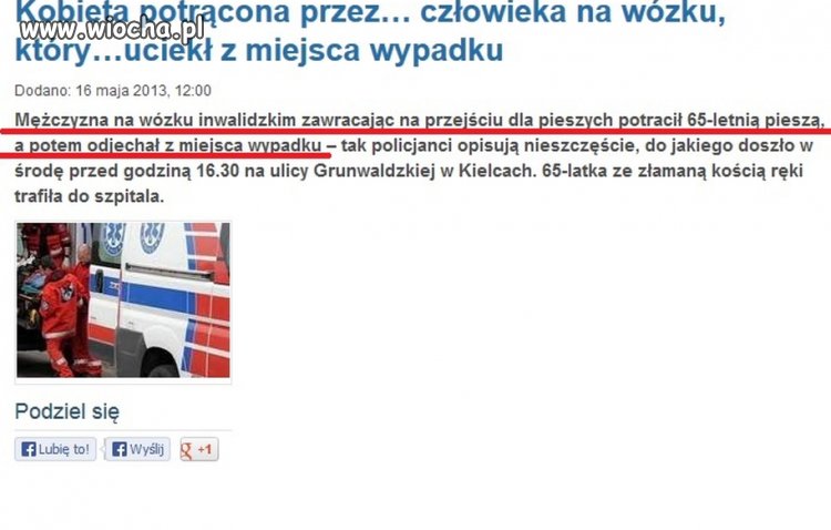 Z cyklu Niecodzienne zdarzenie...