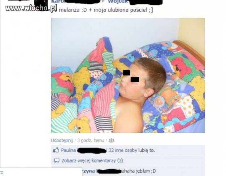 Chciał zabłysnąć na fejsie...
