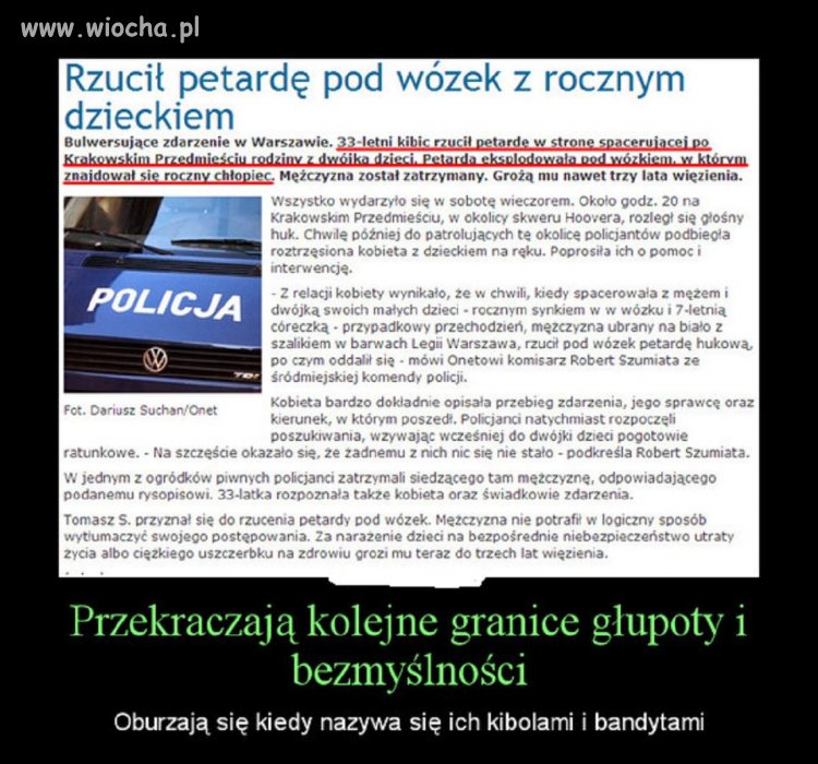 Przekraczają kolejne granice głupoty