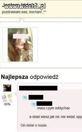 Jestem ładna ...