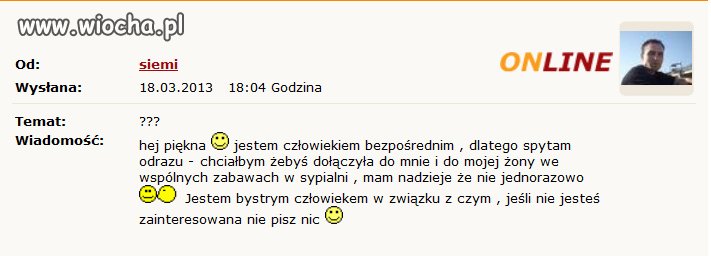 25-latek takie propozycje do 16-latki