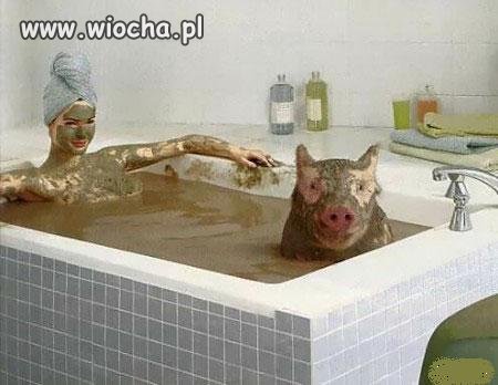 Romantyczna kąpiel z ukochanym.