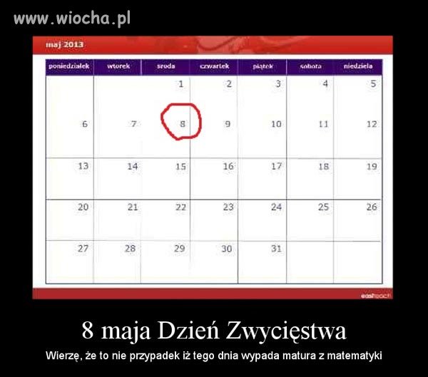 Wiedza maturzystów, a  9 Maja Dzień Zwycięstwa 