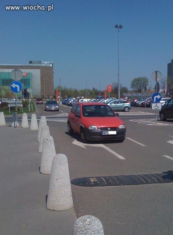 Oryginalne miejsce do parkowania, prawda?