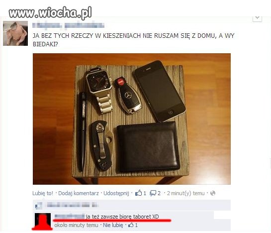 Rzeczy bez których nie wychodzi się z domu